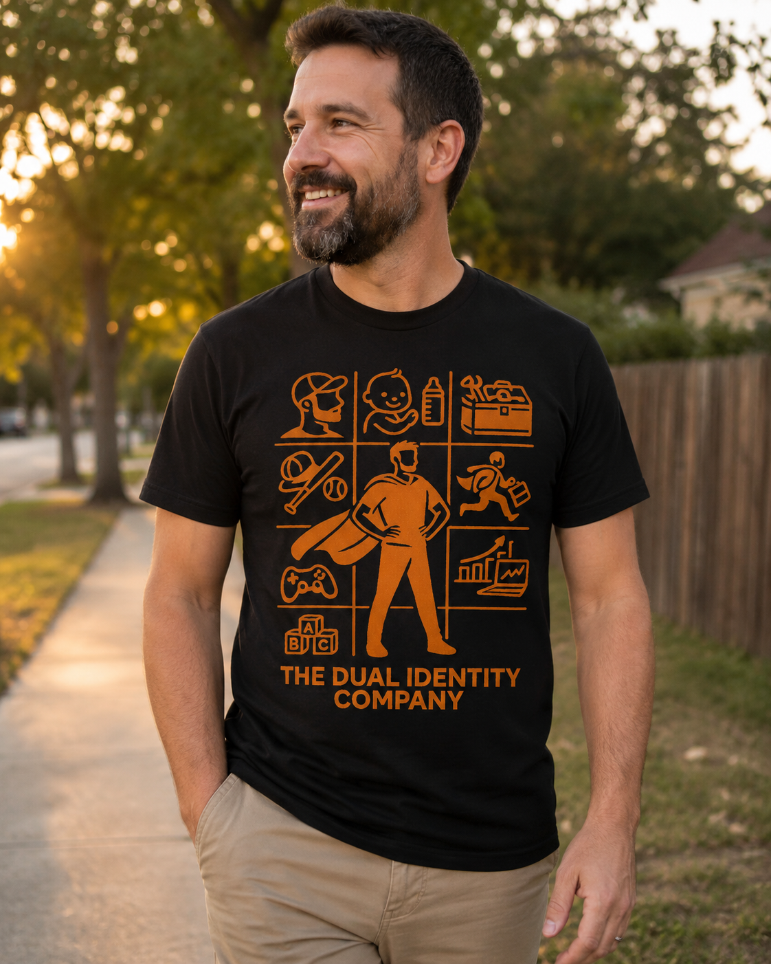 Dad Life Graphic Tee – Fatherhood Shirt | Dual Identity Co.