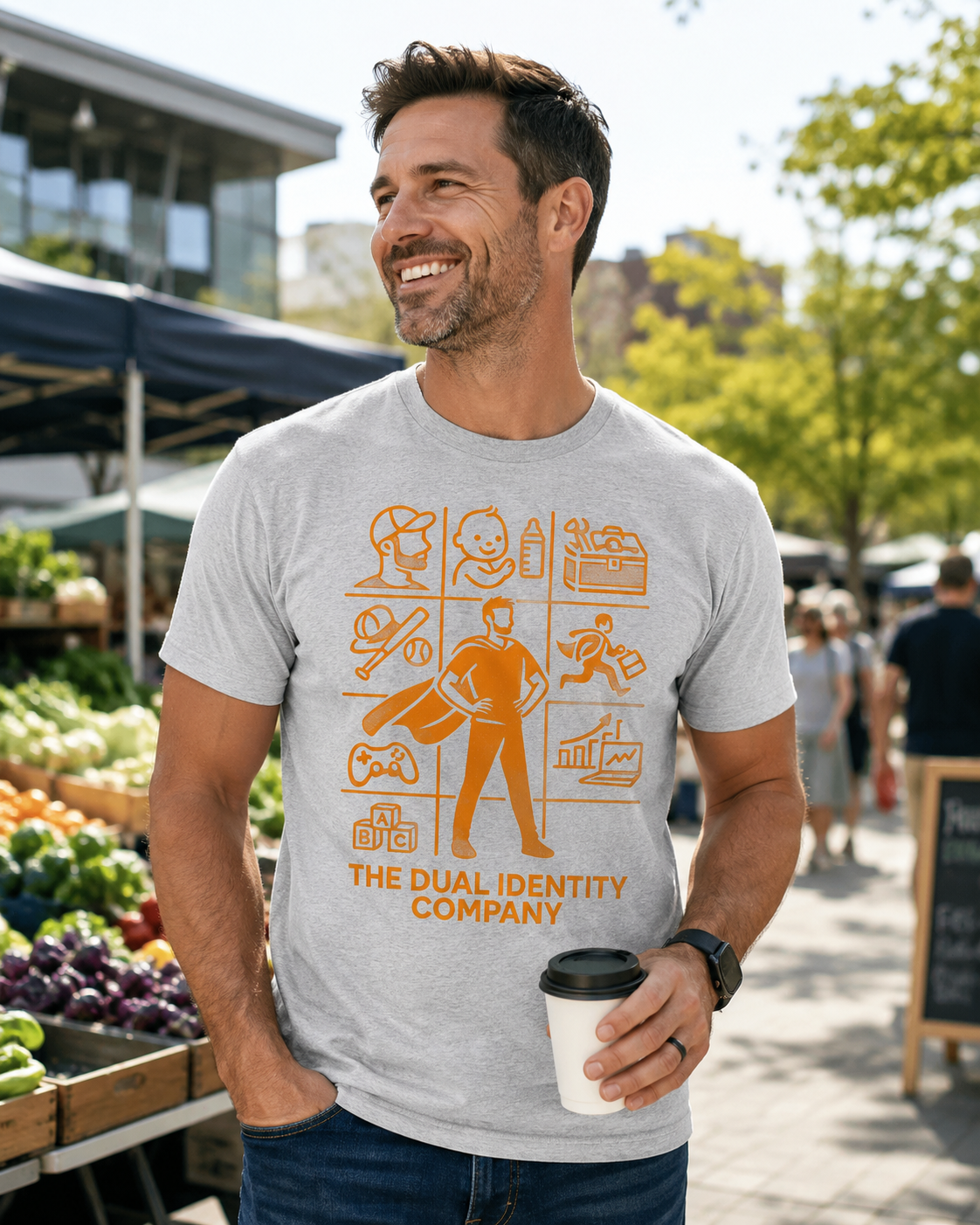 Dad Life Graphic Tee – Fatherhood Shirt | Dual Identity Co.