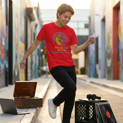 The “Brains & Rhythm” Dual Identity Tee